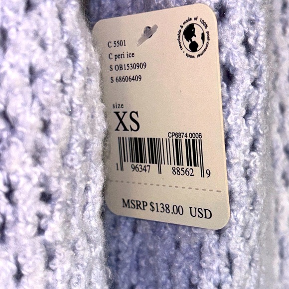 Free People Care Snowdrift Pullover Size XS - Picture 6 of 6